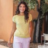 Top ouvert dans le dos en Summer Pon Pon de Katia Top ouvert dans le dos en Summer Pon Pon de Katia