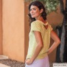 Top ouvert dans le dos en Summer Pon Pon de Katia Top ouvert dans le dos en Summer Pon Pon de Katia