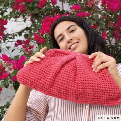 Sac Clutch au crochet avec Linen de Katia