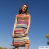 Robe au crochet avec Fair Cotton Diverso de Katia Robe au crochet avec Fair Cotton Diverso de Katia