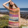 Robe au crochet avec Fair Cotton Diverso de Katia Robe au crochet avec Fair Cotton Diverso de Katia
