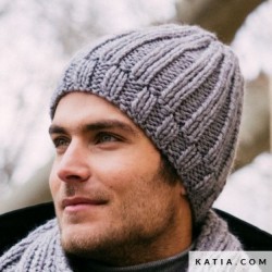 Bonnet homme avec Big Mérino de Katia