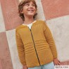 Gilet à zip pour enfant avec Alabama de Katia Gilet à zip pour enfant avec Alabama de Katia
