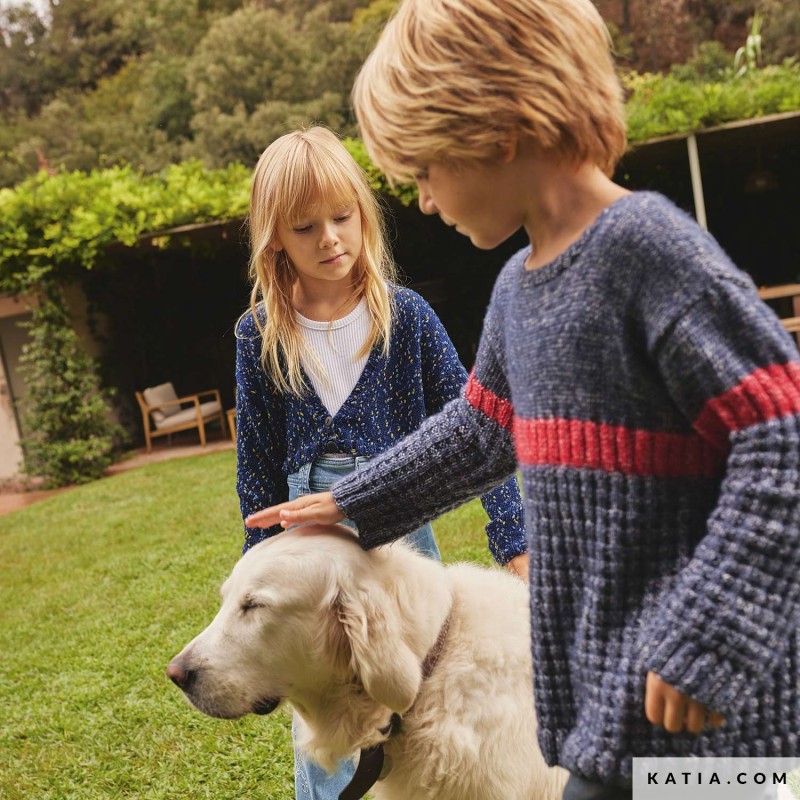Pull pour enfant avec Puro Cotone de Katia