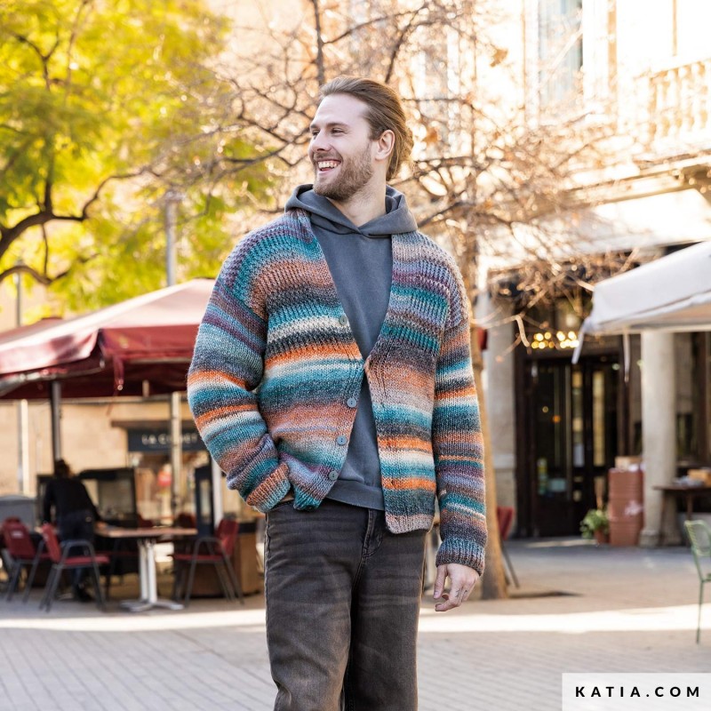 Gilet pour homme avec Aztéca de Katia