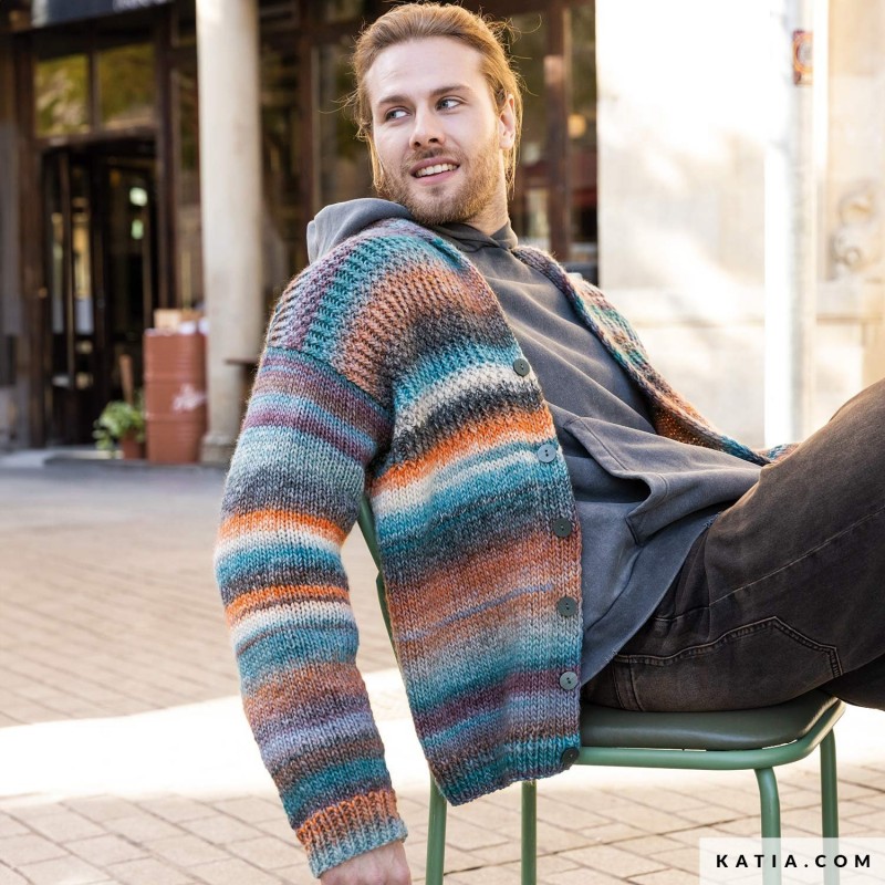 Gilet pour homme avec Aztéca de Katia