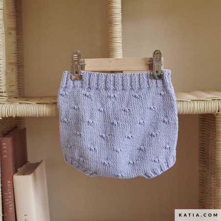 Bloomer au point de fantaisie avec Fair Cotton de Katia Bloomer au point de fantaisie avec Fair Cotton de Katia