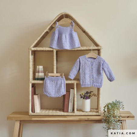 Bloomer au point de fantaisie avec Fair Cotton de Katia Bloomer au point de fantaisie avec Fair Cotton de Katia
