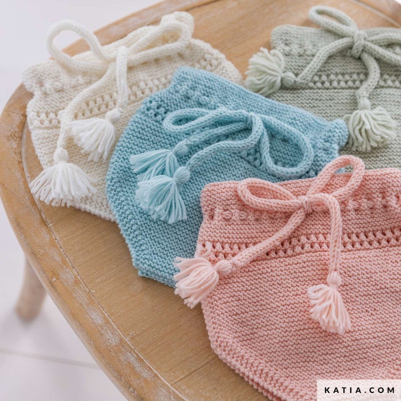 Barboteuse pour nouveau-né avec Mérino Baby de Katia