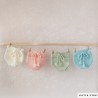Barboteuse pour nouveau-né avec Mérino Baby de Katia Barboteuse pour nouveau-né avec Mérino Baby de Katia