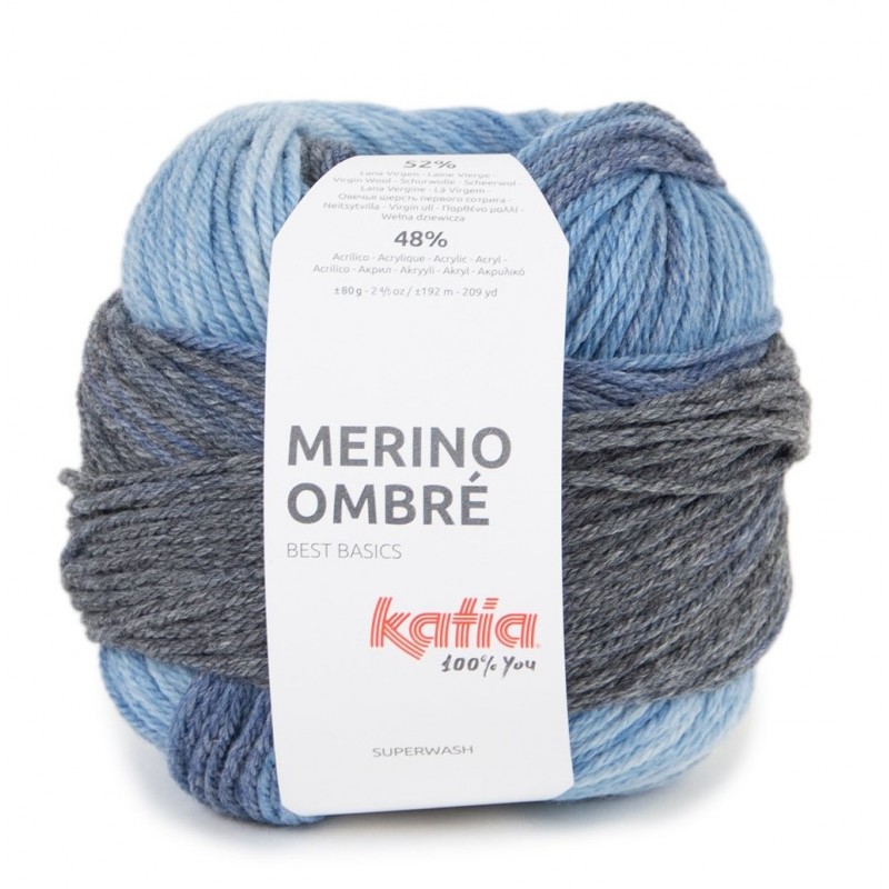 MÉRINO OMBRÉ Laine de Katia 251