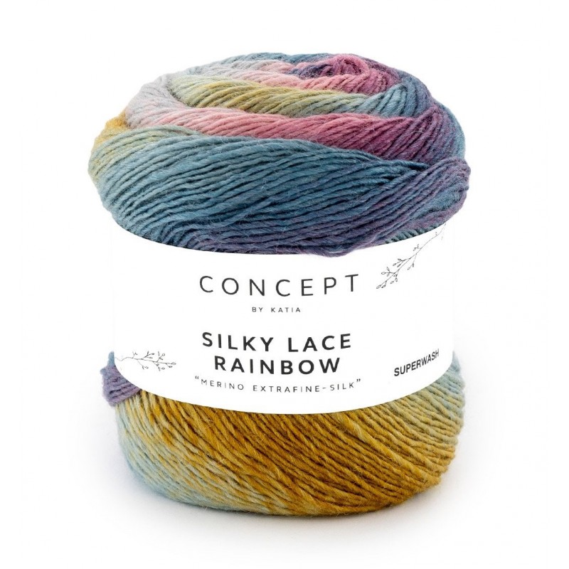 SILKY LACE RAINBOW Laine Concept de Katia 303