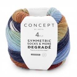 SYMMETRIC SOCKS & MORE DÉGRADÉ Laine Concept de Katia 80