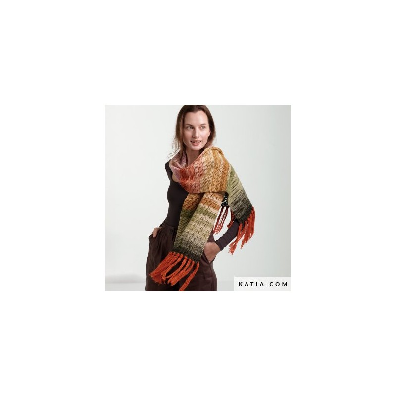 Écharpe femme avec Illusion Mérino de Katia Concept