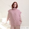 Pull sans manches point fantaisie avec Reiki de Katia Concept Pull sans manches point fantaisie avec Reiki de Katia Concept