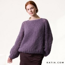 Pull manches en dentelle avec Reiki de Katia Concept