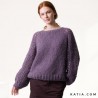 Pull manches en dentelle avec Reiki de Katia Concept Pull manches en dentelle avec Reiki de Katia Concept