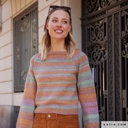 Pull manches raglan avec Aténéa Tones de Katia Concept