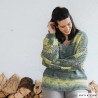 Pull manches Granny Squares avec Mérino Ombré de Katia Pull manches Granny Squares avec Mérino Ombré de Katia