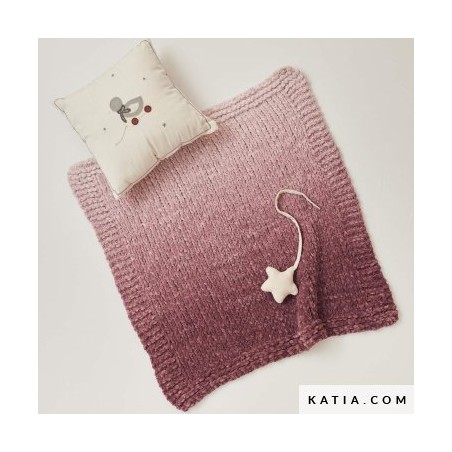 Couverture bébé avec Velvet Dreams de Katia Couverture bébé avec Velvet Dreams de Katia