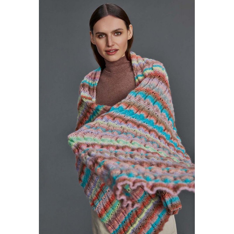 Étole femme avec Harmony de Lang Yarns