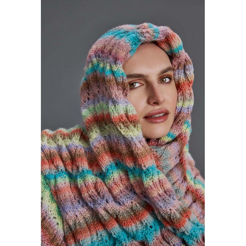 Étole femme avec Harmony de Lang Yarns