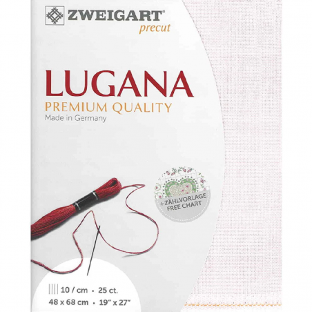 Toile Laguna à broder 10 / cm - 25 ct de Zweigart - 3836 / 443