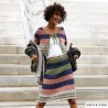 Jupe + Gilet aux crochets avec Super Mérino de Katia Jupe + Gilet aux crochets avec Super Mérino de Katia