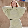 Jupe + Pull crop avec Cotton-Mérino de Katia Jupe + Pull crop avec Cotton-Mérino de Katia