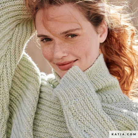 Jupe + Pull crop avec Cotton-Mérino de Katia Jupe + Pull crop avec Cotton-Mérino de Katia