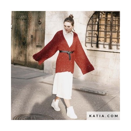 Manteau forme kimono avec Soneto de Katia Manteau forme kimono avec Soneto de Katia