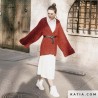 Manteau forme kimono avec Soneto de Katia Manteau forme kimono avec Soneto de Katia