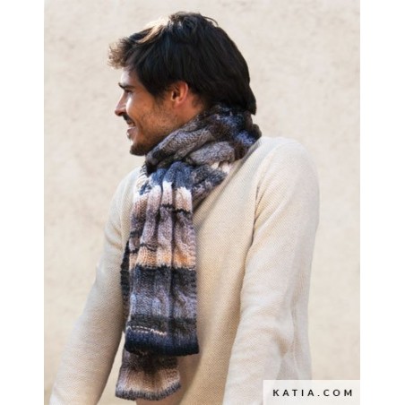 Écharpe pour homme avec Aztéca de Katia Écharpe pour homme avec Aztéca de Katia