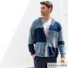 Gilet boutonné pour homme avec Blue Jeans de Katia Gilet boutonné pour homme avec Blue Jeans de Katia