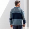 Gilet boutonné pour homme avec Blue Jeans de Katia Gilet boutonné pour homme avec Blue Jeans de Katia