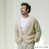 Gilet à col en V pour homme avec Cotton-Mérino de Katia Gilet à col en V pour homme avec Cotton-Mérino de Katia