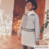 Jupe enfant au crochet avec Basic Mérino de Katia