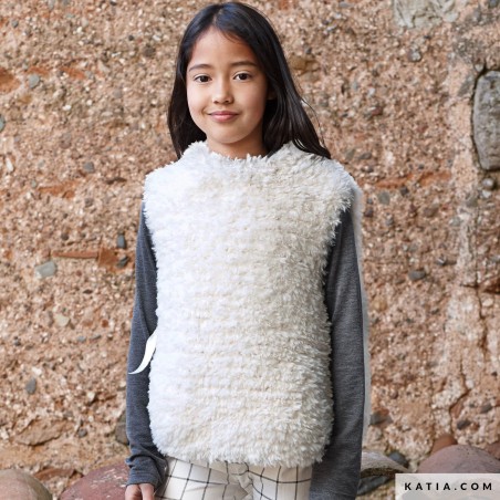 Poncho enfant avec Polar de Katia