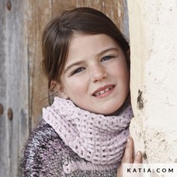 Snood enfant avec Bambi de Katia