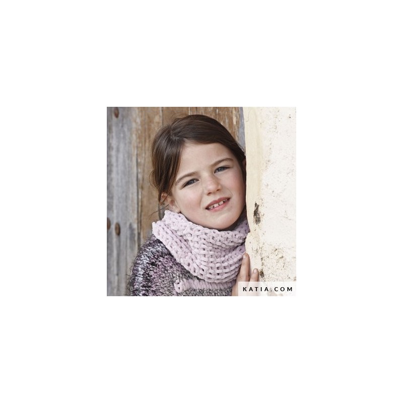 Snood enfant avec Bambi de Katia