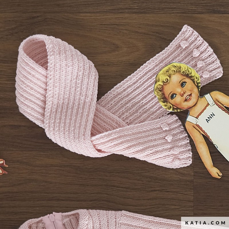 Écharpe pour bébé avec Mérino Baby de Katia