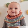 Snood doublé pour bébé avec Baby Jacquard de Katia Snood doublé pour bébé avec Baby Jacquard de Katia