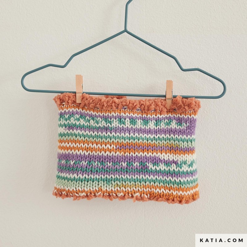 Snood doublé pour bébé avec Baby Jacquard de Katia