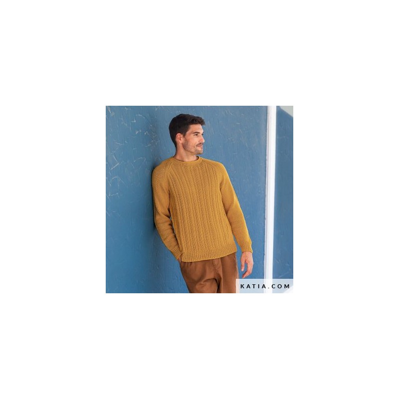 Pull à texture pour Homme en Alabama de Katia