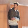 Gilet bicolore pour Homme en Bulky Tweed de Katia