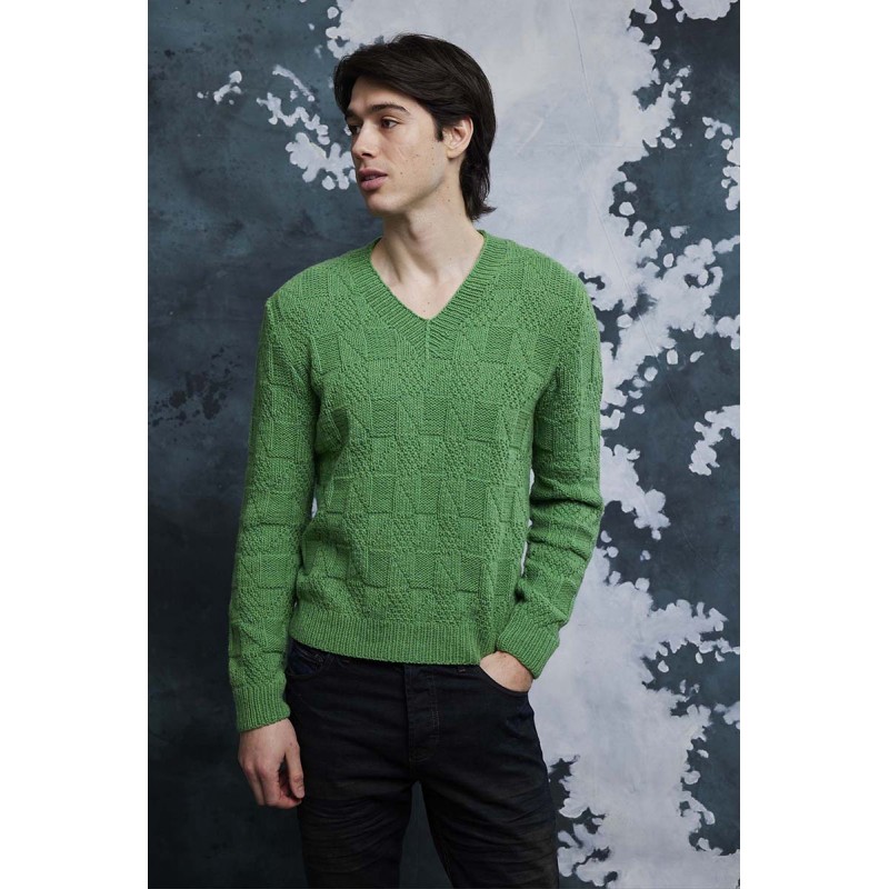 Pull pour homme avec Lambswool de Lang Yarns