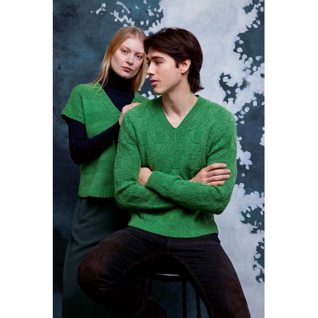 Pull pour homme avec Lambswool de Lang Yarns