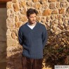Pull à encolure V pour homme avec Mérino Aran de Katia