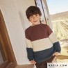 Pull manches raglan avec Mérino Aran de Katia