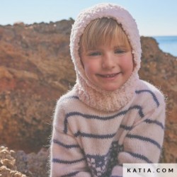Cagoule pour fille avec Nuvole de Katia